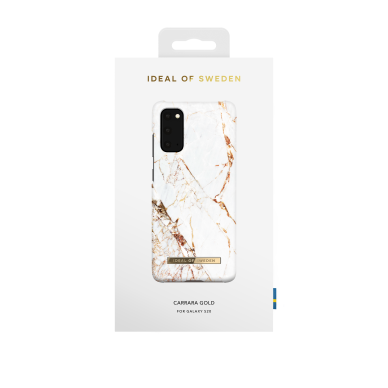 Samsung S20 iDeal Of Sweden nugarėlė Carrara Gold 1