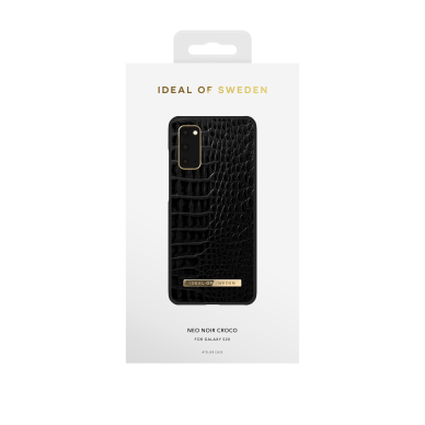 Samsung S20 iDeal Of Sweden nugarėlė Neo Noir Croco 1