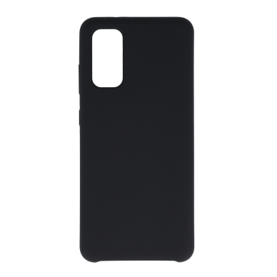 Samsung S20 juoda SILICONE nugarėlė