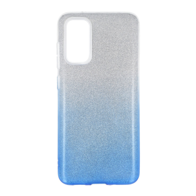 Samsung S20 mėlyna GLITTER3 nugarėlė