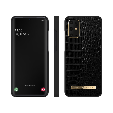 Samsung S20 PLUS iDeal Of Sweden nugarėlė Neo Noir Croco 1 Samsung S20 PLUS iDeal Of Sweden nugarėlė Neo Noir Croco 1