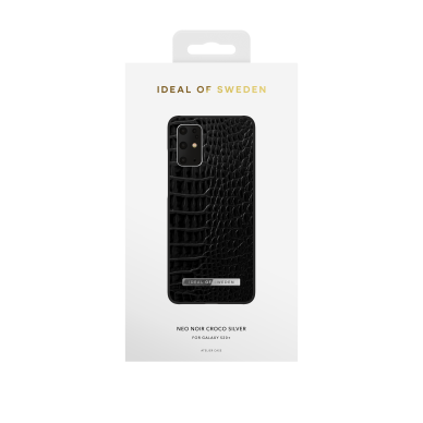 Samsung S20 PLUS iDeal Of Sweden nugarėlė Neo Noir Croco Silver 2