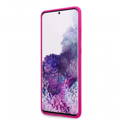 Samsung S20 PLUS rožinė GUESS nugarėlė GUHCS67LS4GFU 1