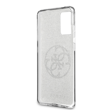Samsung S20 PLUS sidabro spalvos GUESS nugarėlė GUHCS67PCUGLLG 5