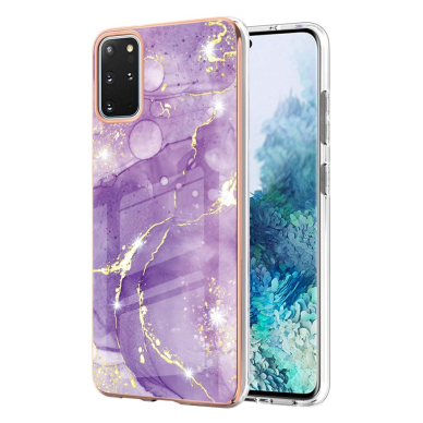 Samsung S20 PLUS Tracy nugarėlė MILKY WAY MARBLE Purple 1