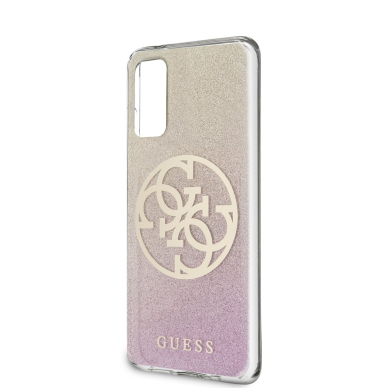 Samsung S20 rose gold GUESS nugarėlė GUHCS62PCUGLPGG 4