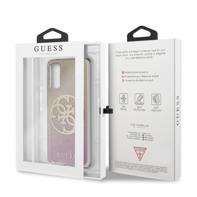 Samsung S20 rose gold GUESS nugarėlė GUHCS62PCUGLPGG 6