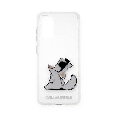 Samsung S20 skaidri KARL LAGERFELD nugarėlė KLHCS62CFNRC