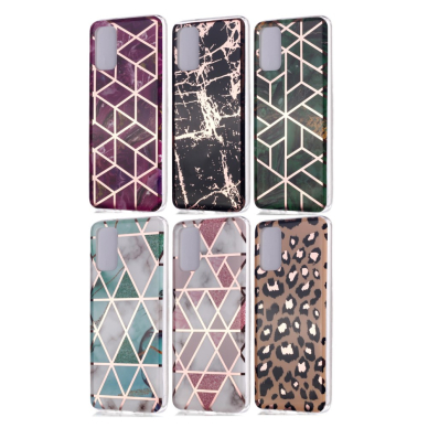 Samsung S20 Tracy nugarėlė Geometric rose marble 5