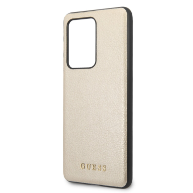 Samsung S20 ULTRA aukso spalvos GUESS nugarėlė GUHCS69IGLGO 4