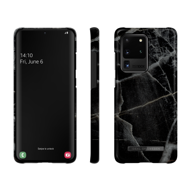 Samsung S20 ULTRA iDeal Of Sweden nugarėlė Black Thunder Marble 2