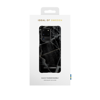 Samsung S20 ULTRA iDeal Of Sweden nugarėlė Black Thunder Marble 1