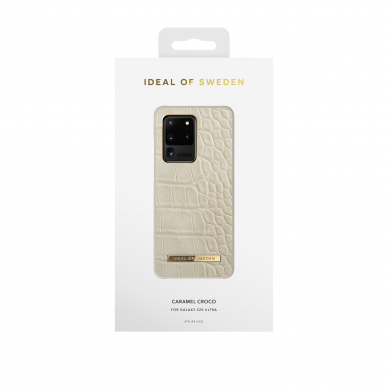 Samsung S20 ULTRA iDeal Of Sweden nugarėlė Caramel Croco 2