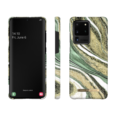 Samsung S20 ULTRA iDeal Of Sweden nugarėlė Cosmic Green Swirl 2
