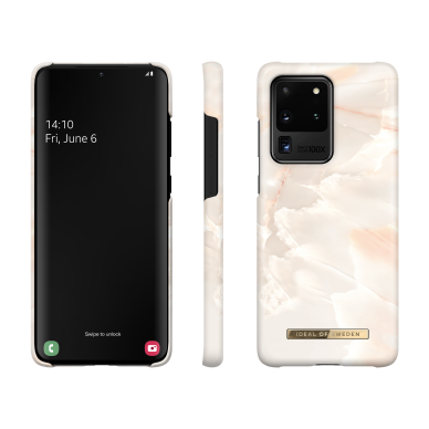 Samsung S20 ULTRA iDeal Of Sweden nugarėlė Rose Pearl Marble 1 Samsung S20 ULTRA iDeal Of Sweden nugarėlė Rose Pearl Marble 1