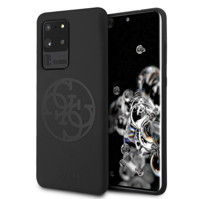Samsung S20 ULTRA juoda GUESS nugarėlė GUHCS69LS4GBK