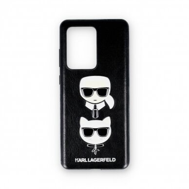 Samsung S20 ULTRA juoda KARL LAGERFELD nugarėlė KLHCS69KICKC
