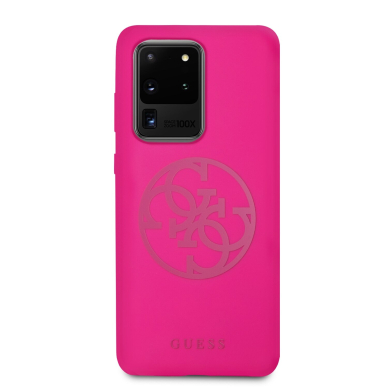 Samsung S20 ULTRA rožinė GUESS nugarėlė GUHCS69LS4GFU 2