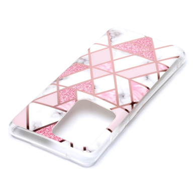 Samsung S20 ULTRA Tracy nugarėlė Geometric rose marble 3
