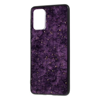 Samsung S20 violetinė EPOXY MARBLE nugarėlė 1