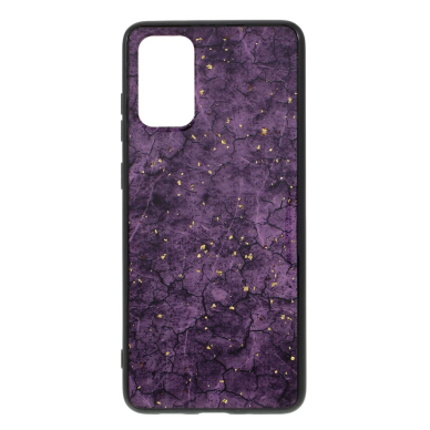 Samsung S20 violetinė EPOXY MARBLE nugarėlė