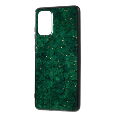 Samsung S20 žalia EPOXY MARBLE nugarėlė 1