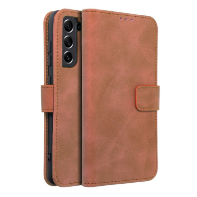 Samsung S21 FE brown VELVET dėklas 10