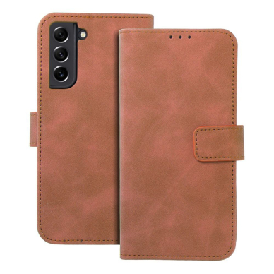 Samsung S21 FE brown VELVET dėklas 9