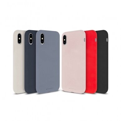 Samsung S21 FE black MERCURY SILICONE nugarėlė 2
