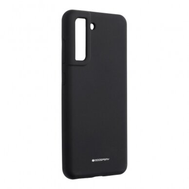 Samsung S21 FE black MERCURY SILICONE nugarėlė