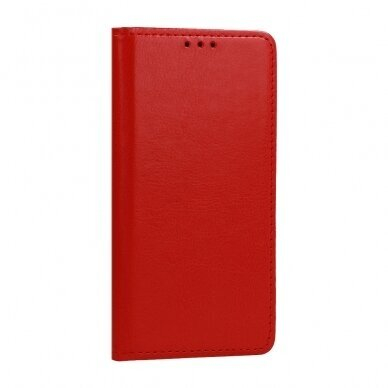 Samsung S21 FE raudonas odinis SPECIAL dėklas
