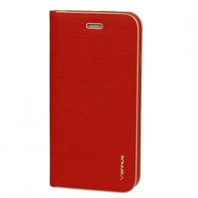 Samsung S21 FE raudonas VENBOOK dėklas