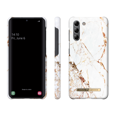 Samsung S21 iDeal Of Sweden nugarėlė Carrara Gold 1