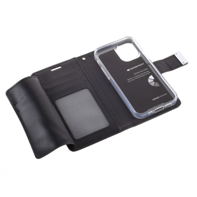 Samsung S21 juodas MERCURY RICH DIARY dėklas 2
