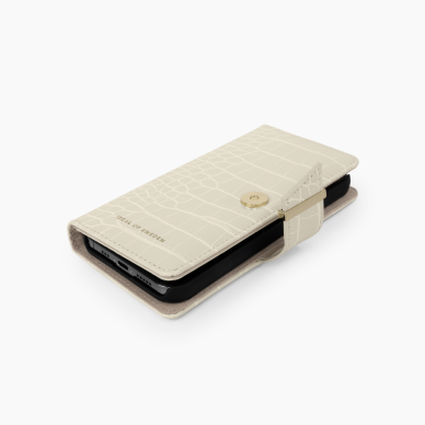 Samsung S21 PLUS iDeal Of Sweden dėklas Wallet Beige Croco 2