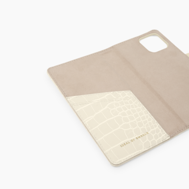 Samsung S21 PLUS iDeal Of Sweden dėklas Wallet Beige Croco 4