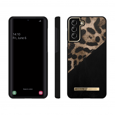 Samsung S21 PLUS iDeal Of Sweden nugarėlė Midnight Leopard 1