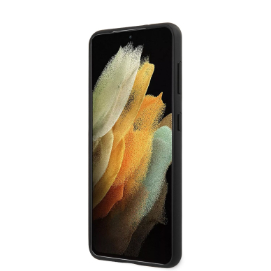 Samsung S21 PLUS juoda GUESS nugarėlė GUHCS21MIGLBK 1