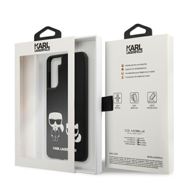 Samsung S21 PLUS juoda KARL LAGERFELD nugarėlė KLHCS21MPCUSKCBK 7