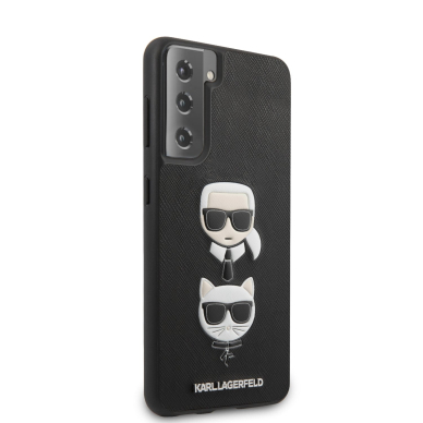 Samsung S21 PLUS juoda KARL LAGERFELD nugarėlė KLHCS21MSAKICKCBK 4