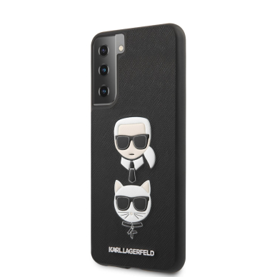 Samsung S21 PLUS juoda KARL LAGERFELD nugarėlė KLHCS21MSAKICKCBK 2