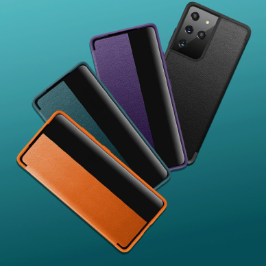 Samsung S21 PLUS juodas VIEW WINDOW 2 dėklas 6