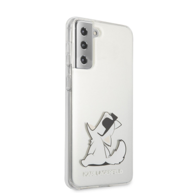 Samsung S21 PLUS skaidri KARL LAGERFELD nugarėlė KLHCS21MCFNRC 4