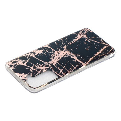 Samsung S21 PLUS Tracy nugarėlė Black&gold Marble+ 2