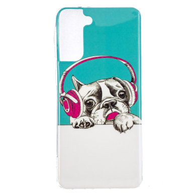 Samsung S21 PLUS Tracy nugarėlė Dog with Headset 2