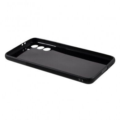 Samsung S21 Tracy juoda CARBON FIBER nugarėlė 4