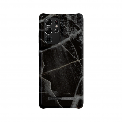 Samsung S21 ULTRA iDeal Of Sweden nugarėlė Black Thunder Marble
