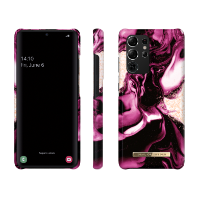 Samsung S21 ULTRA iDeal Of Sweden nugarėlė Golden Ruby 1 Samsung S21 ULTRA iDeal Of Sweden nugarėlė Golden Ruby 1