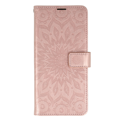 Samsung S21 ULTRA MEZZO rausvas Mandala dėklas