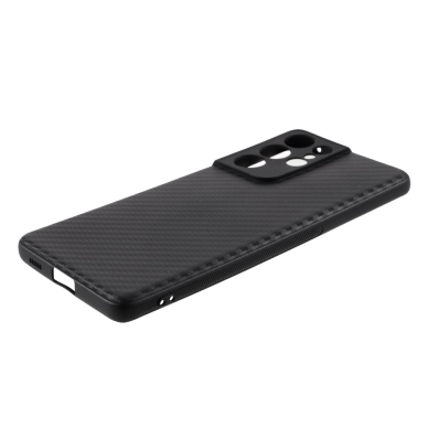 Samsung S21 ULTRA Tracy juoda CARBON FIBER nugarėlė 3